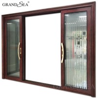 Span design Homes use heavy duty sliding door with bullet proof glass Chile aluminum sliding door