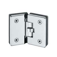 Zinc Alloy Orientation 135 Degree Double Side Bathroom Glass Clamp Hinge