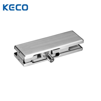 Stainless steel cover / aluminum body top patch fitting for glass door