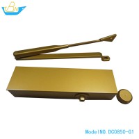 Heavy Duty Door Accessories Hydraulic 180 degree Floor Spring Door Closer Gold Finished